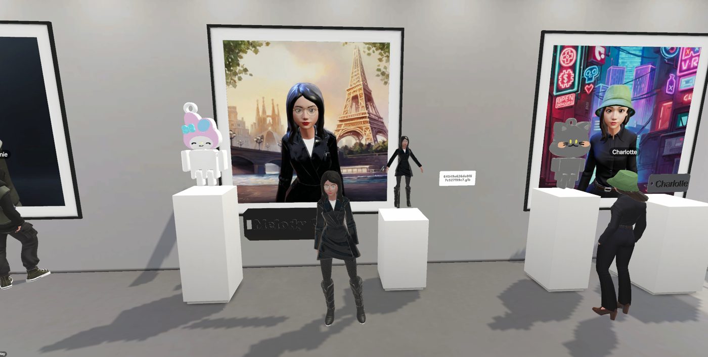 Metaverse exhibition gallery, May 12, 2023