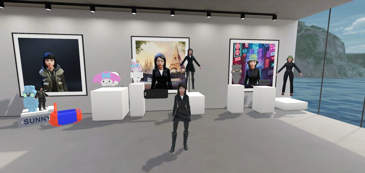 Metaverse exhibition gallery, June 17, 2023