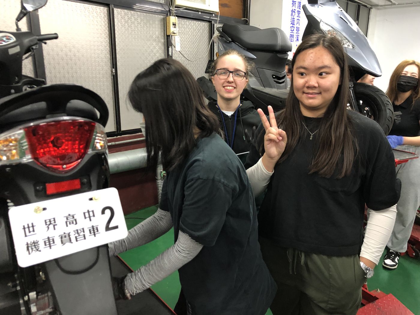 Automotive Basics: the team with scooter No. 2
