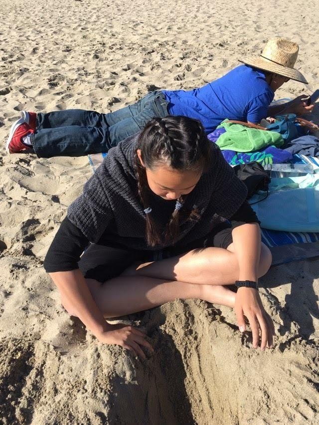 Cupertino exchange, At the beach, photo 1