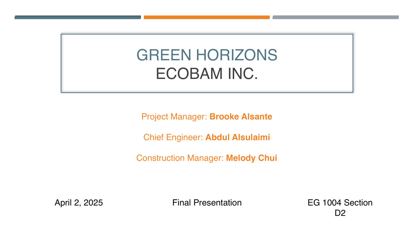 Green Horizons final presentation, page 27