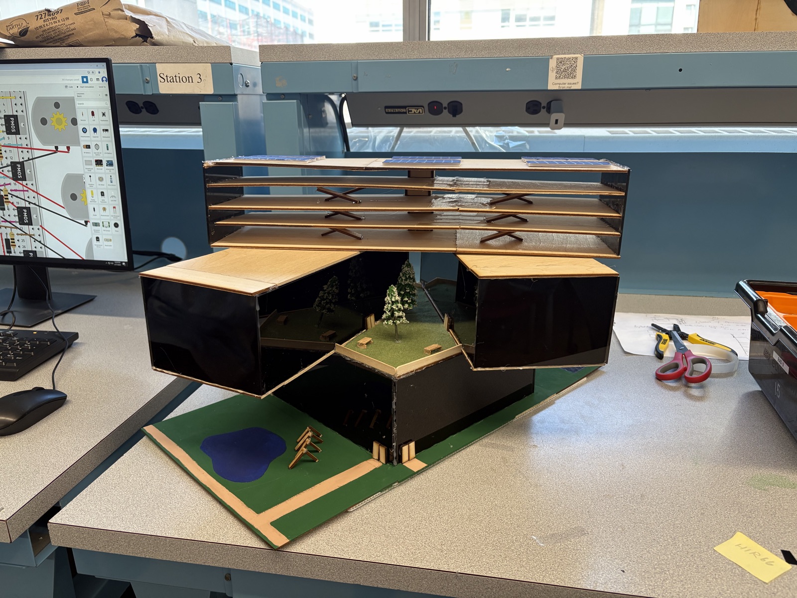 Green Horizons model and poster, photo 1