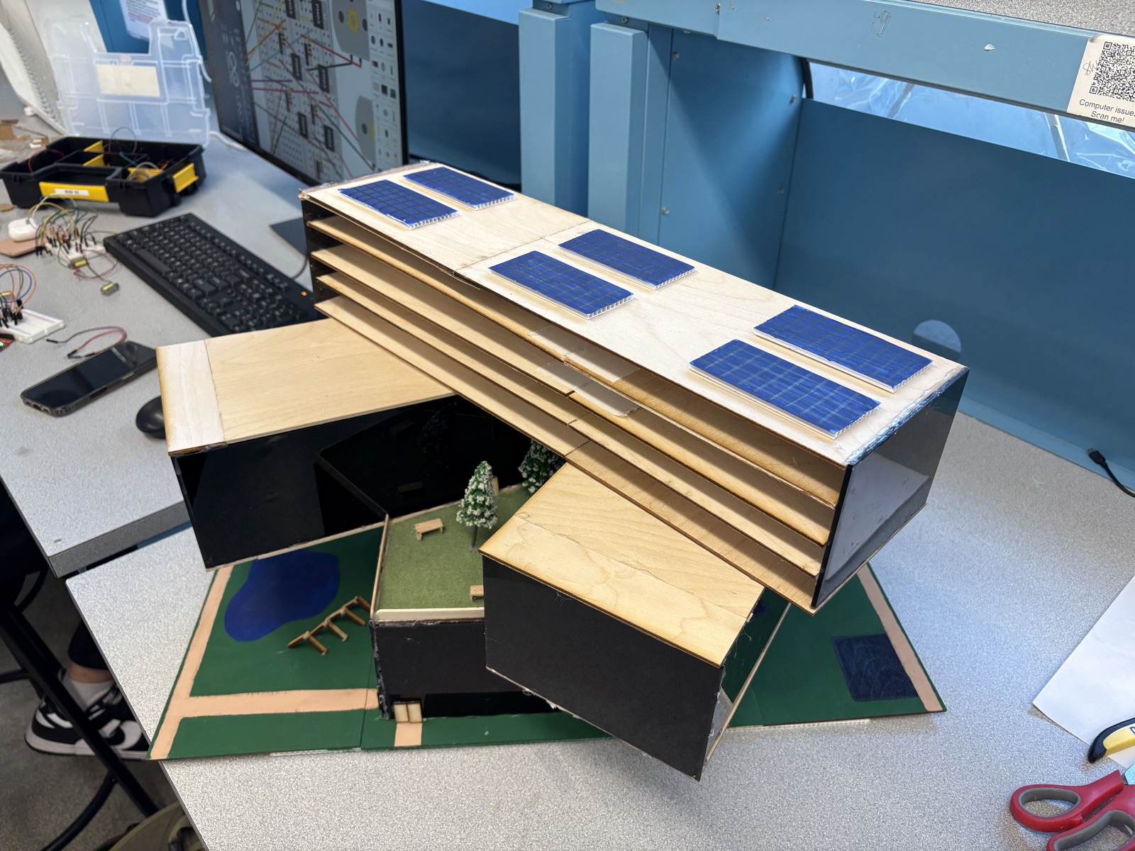 Green Horizons model and poster, photo 2