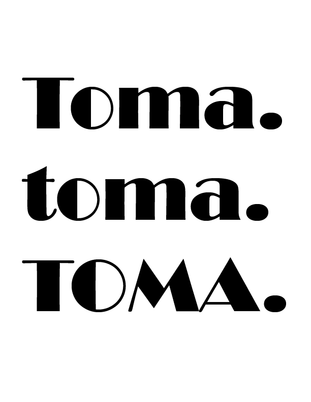 toma. logo draft 1, option 1