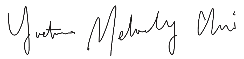 Melody&rsquo;s signature