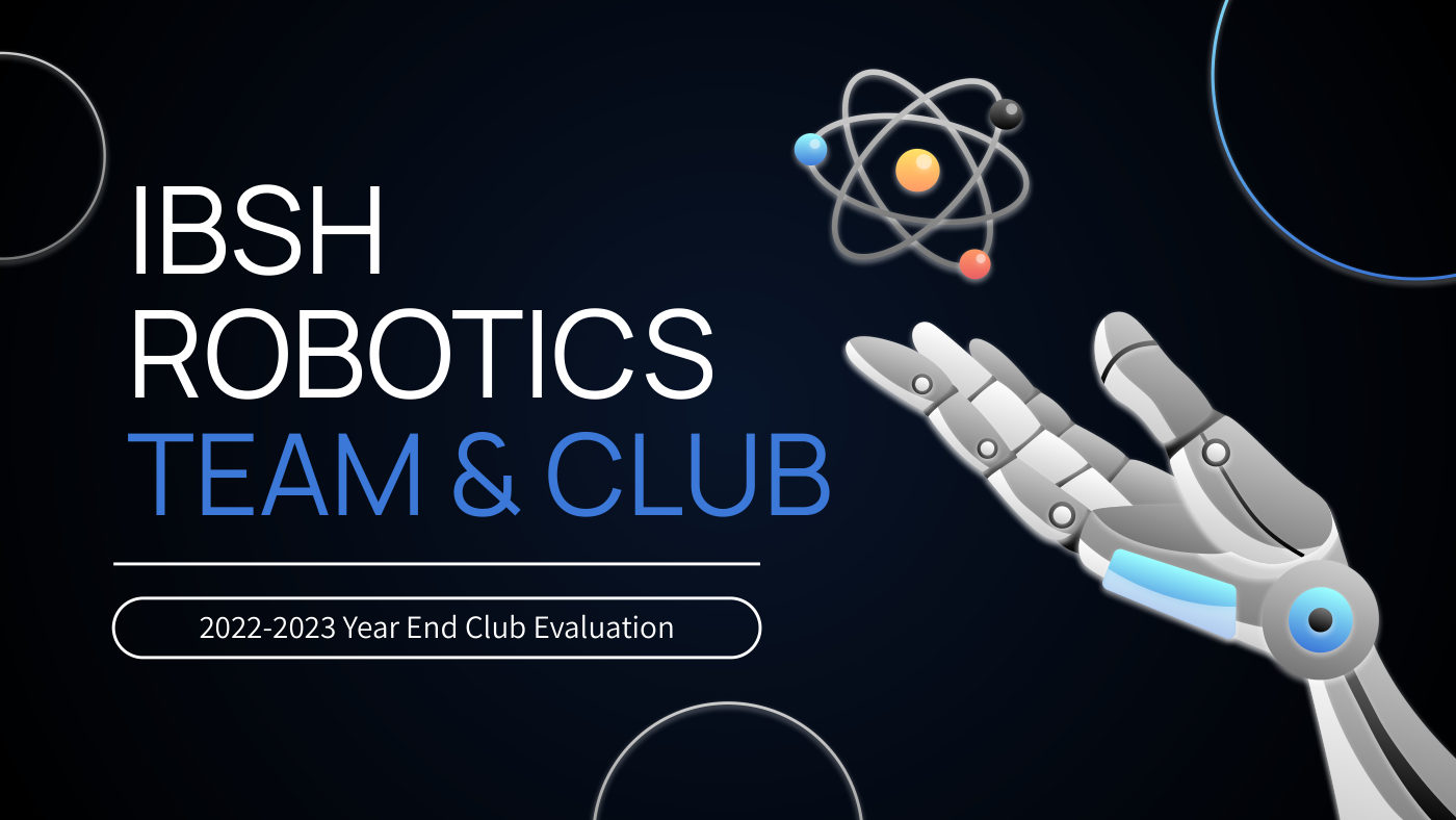 2022&ndash;2023 Robotics Team and Club year-end evaluation, page 1