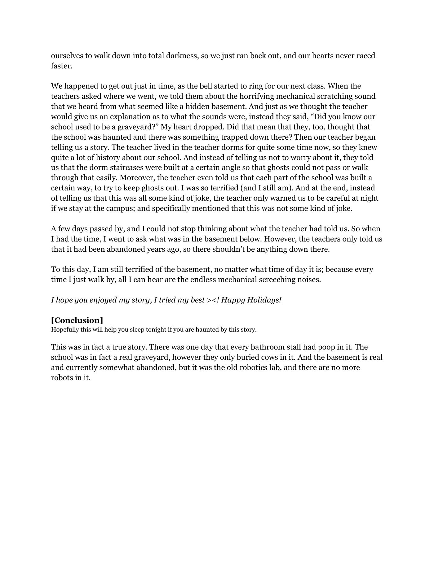 Inkblot Secret Santa story: An IBSH Horror Story, page 2