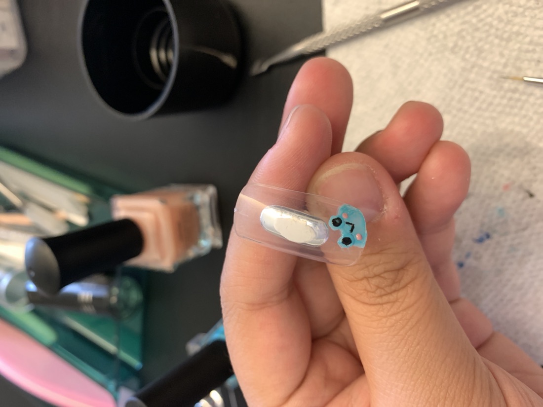 Frog nail design, photo 1
