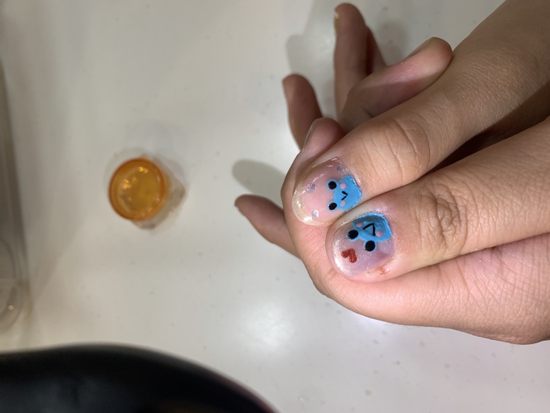 Frog nail design, photo 2