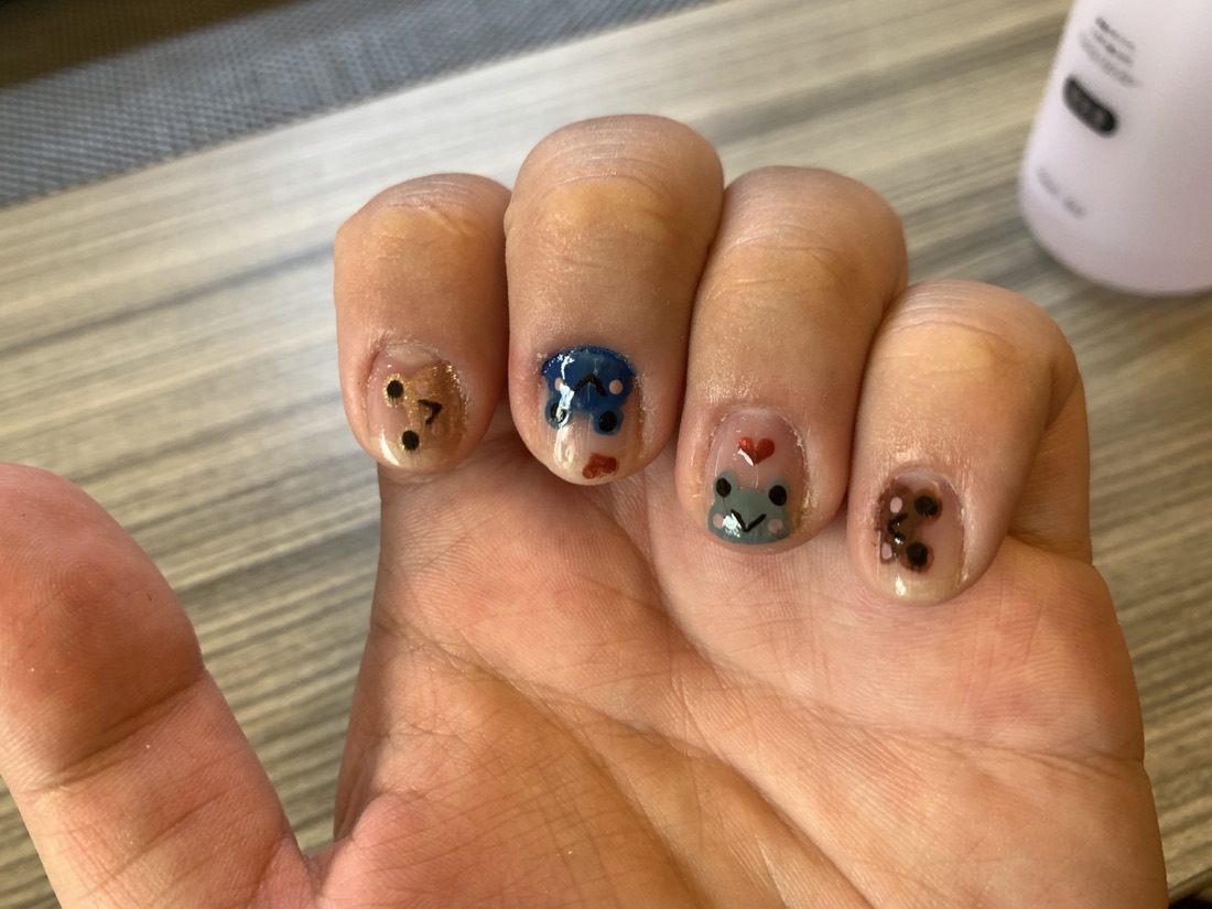 Frog nail design, photo 3
