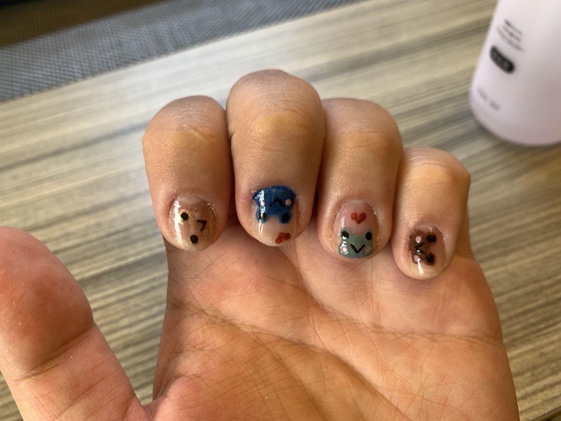 Frog nail design, photo 4