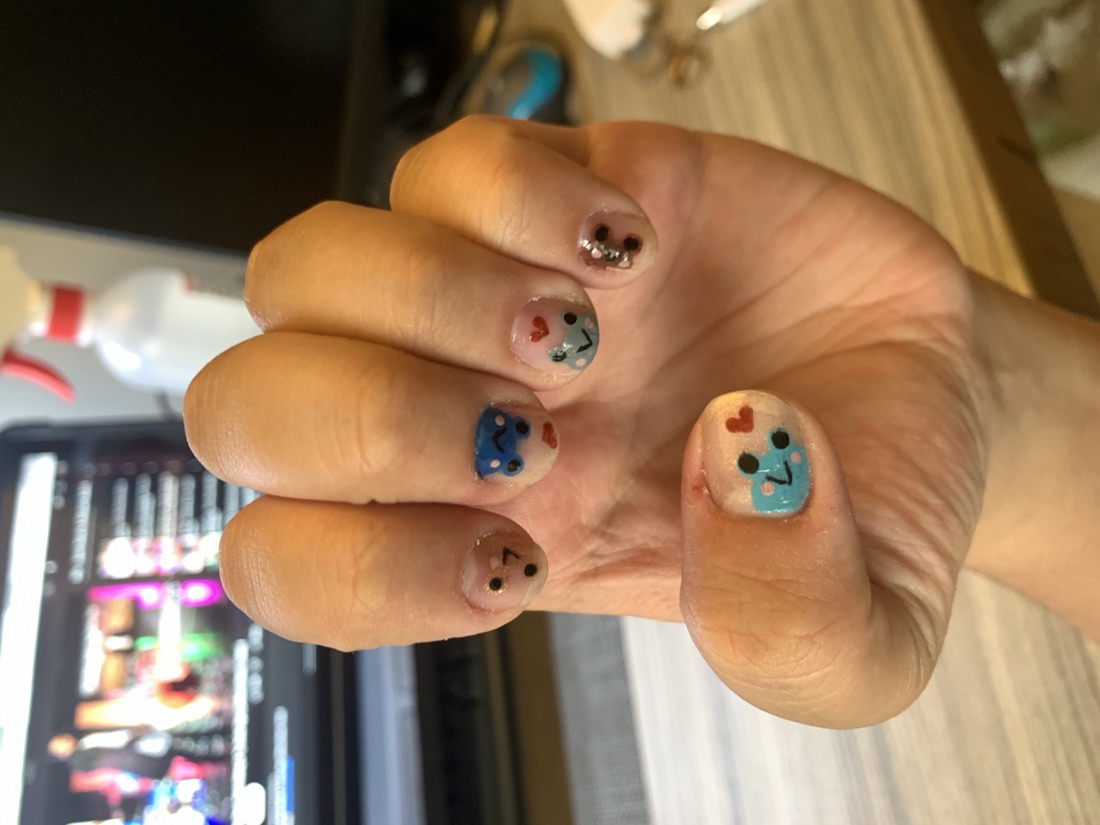 Frog nail design, photo 5