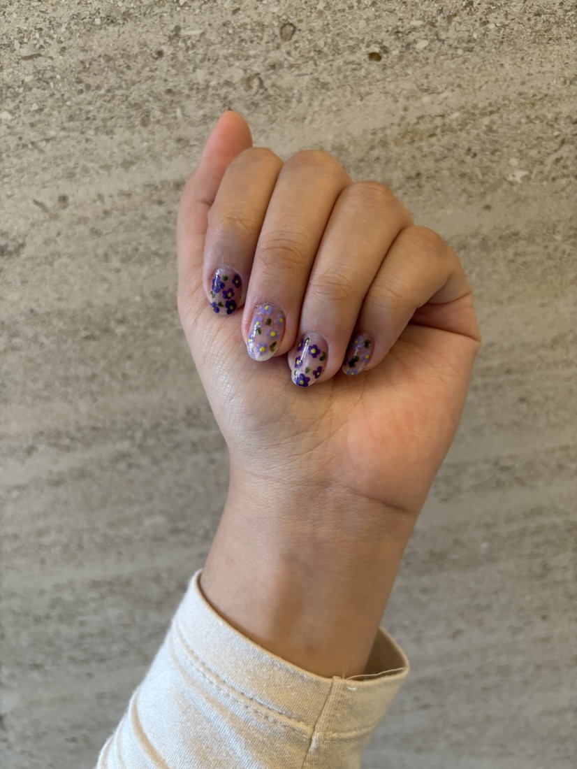 Lavender nail design, photo 7