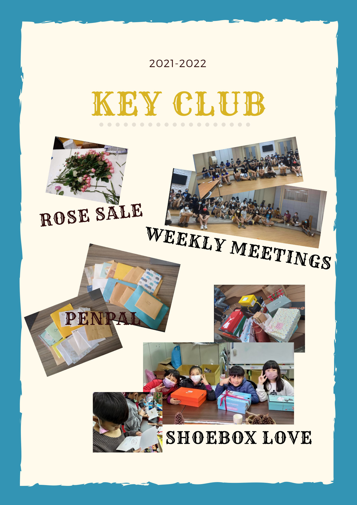 Key Club 2021 to 2022 poster