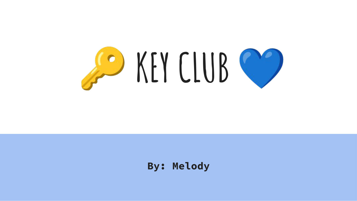Key Club large-scale activities introduction, page 1
